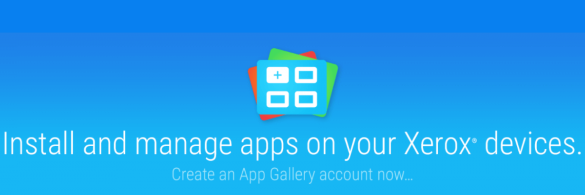 App Gallery banner image, Xerox ConnectKey 